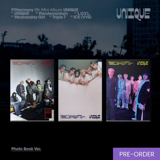 {PRE-ORDER} P1Harmony - 9th Mini Album [UNIQUE] (Photobook Ver.)